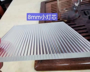 小灯芯压花玻璃